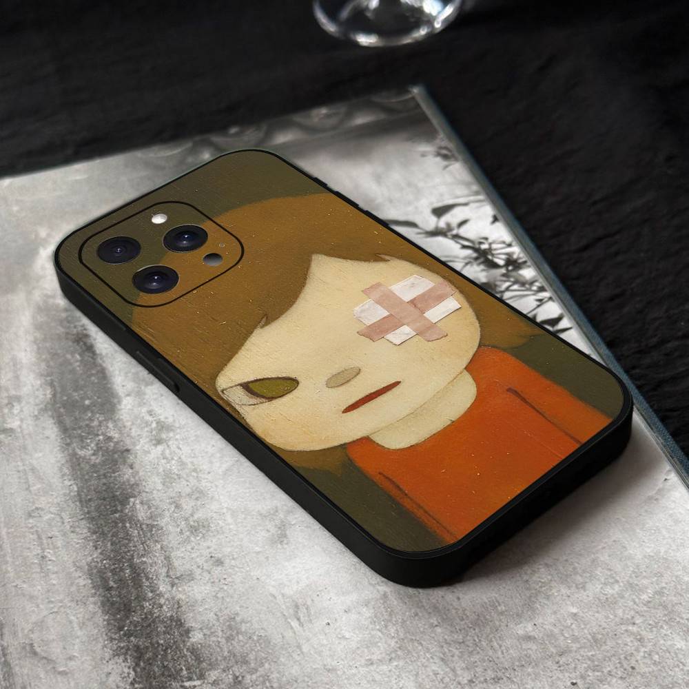 Yoshitomo Nara Phone Case Silicone Soft For IPhone 17 Air 16 15 14 13 12 11 Plus Pro Max Plus