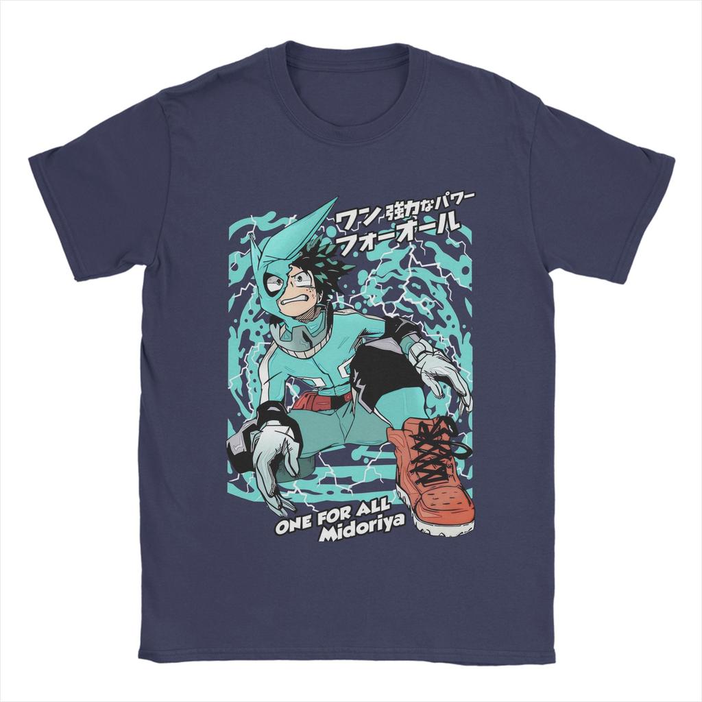 Freckled Boy My Hero Academia T Shirts Men 100 Cotton Novelty TShirt Crewneck Tee Shirt Short Sleeve Tops Classic
