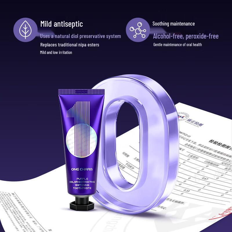 ONE CHARM Color Correcting Whitening Toothpaste