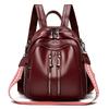 High-end Ladies' Backpack, Fashionable Soft Leather Women's Bag, Travel Backpack, Large-capacity Student Schoolbag