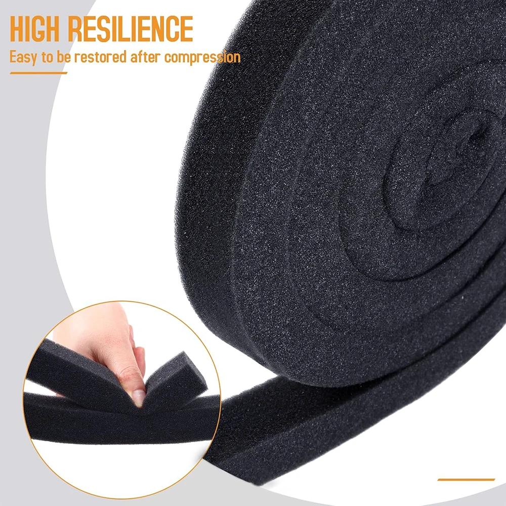 32M Self-Adhesive Foam Window Sealing Strip Weather Stripping Door Resilience Seal Tape Soundproof Windproof Insulation Strips