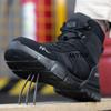 48 Plus Size Platform Non Slip Work Safety Boots Men Steel Toe Cap Anti-Smash Sneakers Shoes Anti Puncture Security Boots