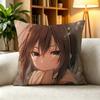 E-Erased Boku dake ga Inai Machi  Pillow Case Square Double-Sided Sofa Cushion Cover Bedroom Bedside Pillow