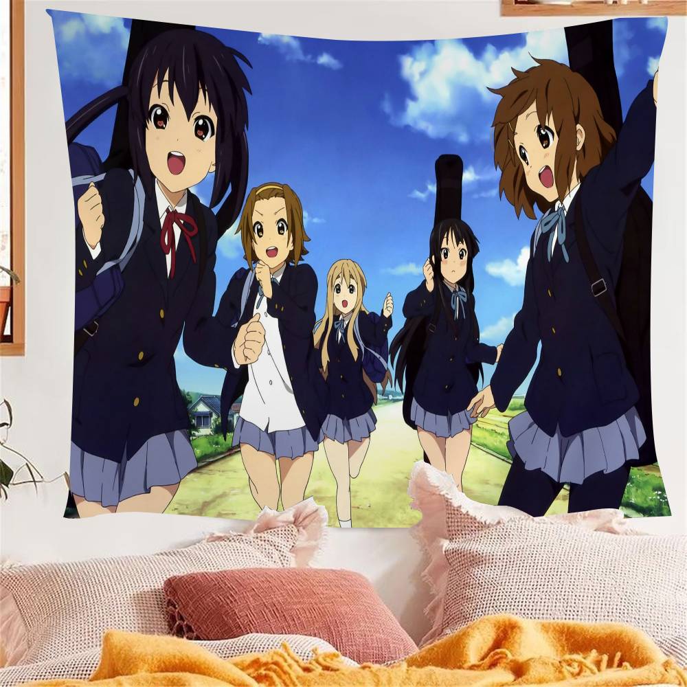KOn Maidské Kostýmy Anime Barevné Nástěnné Tapiserie Bohemické Nástěnné Tapiserie Mandala Nástěnné Plachty