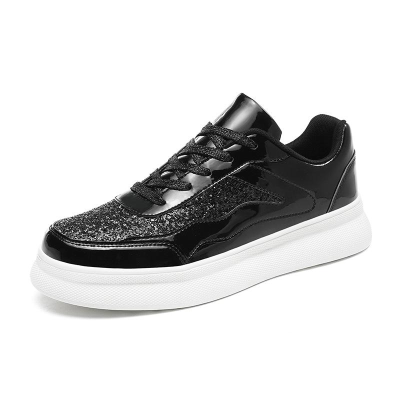Men's and Women's Sequined Board Shoes Autumn and Winter New Women's Shoes Low-top Trend Street Dance Break