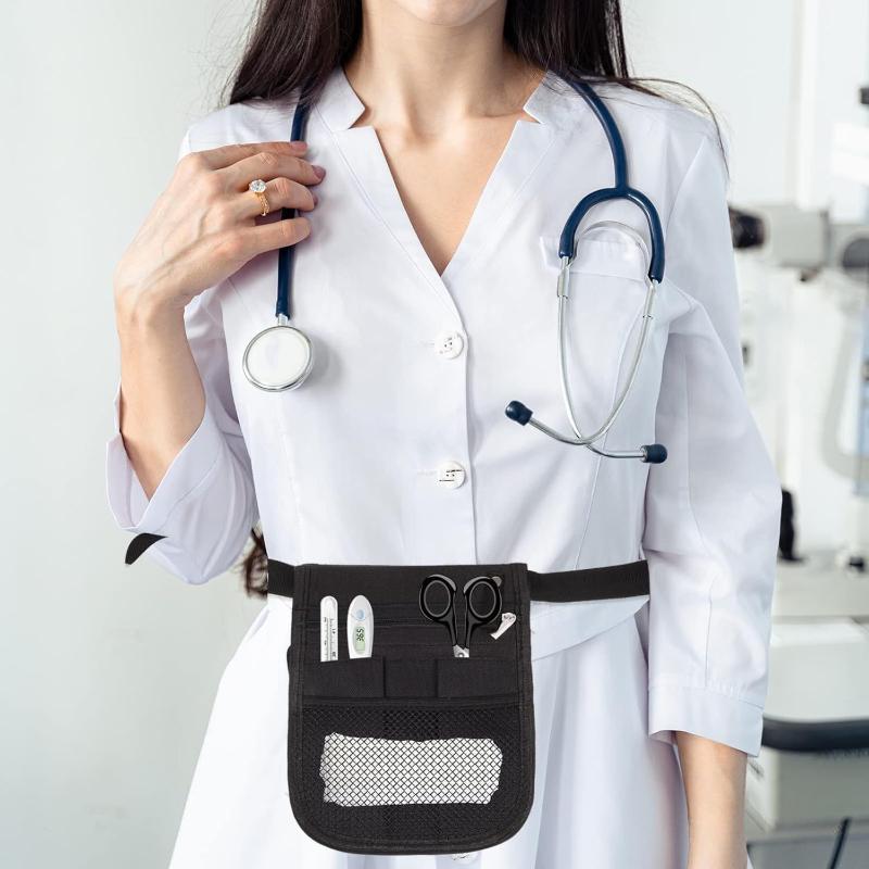 Nurse Organize Pack Multi Compartment Waterproof Thicken Oxford Fabric Nursing Waist Bag Nursing Organize Pack Nursing Pack Belt