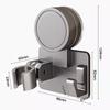 Suction Cup Showerhead Bracket Space Aluminum Handheld Sprayer Support  Bathroom Accessories
