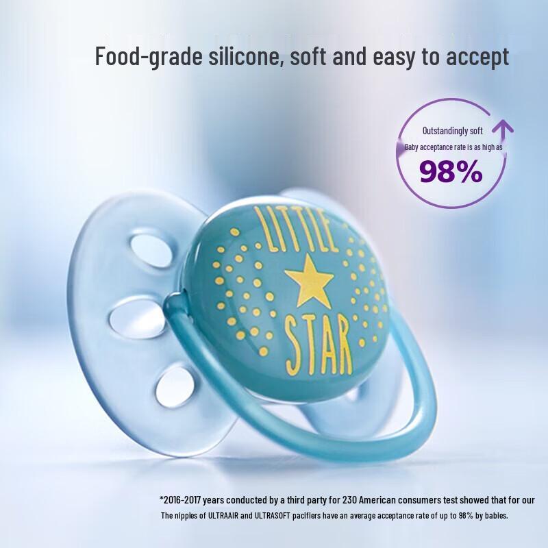 Philips Avent Silicone Soothers 2-Pack