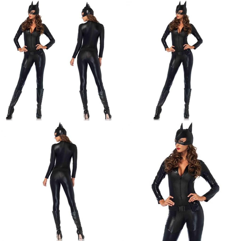 Halloween Costume Catwoman Cosplay Dress For Party Event And Stage Performance