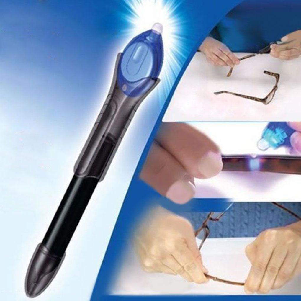Black Lazer Bond 5 Second Fix Uv Glue Pen For Jewelry Accessories 13.7*2.5cm