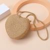 Straw Bag Seaside Beach Woven Bag 2025 New Love Children's Bag Female Cute Straw Bag Mini Vacation Style