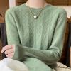 Autumn and Winter Pullover Women's Merino Sweater O-neck Thick Solid Color Jumper Casual Fashion Cashmere Sweater Top