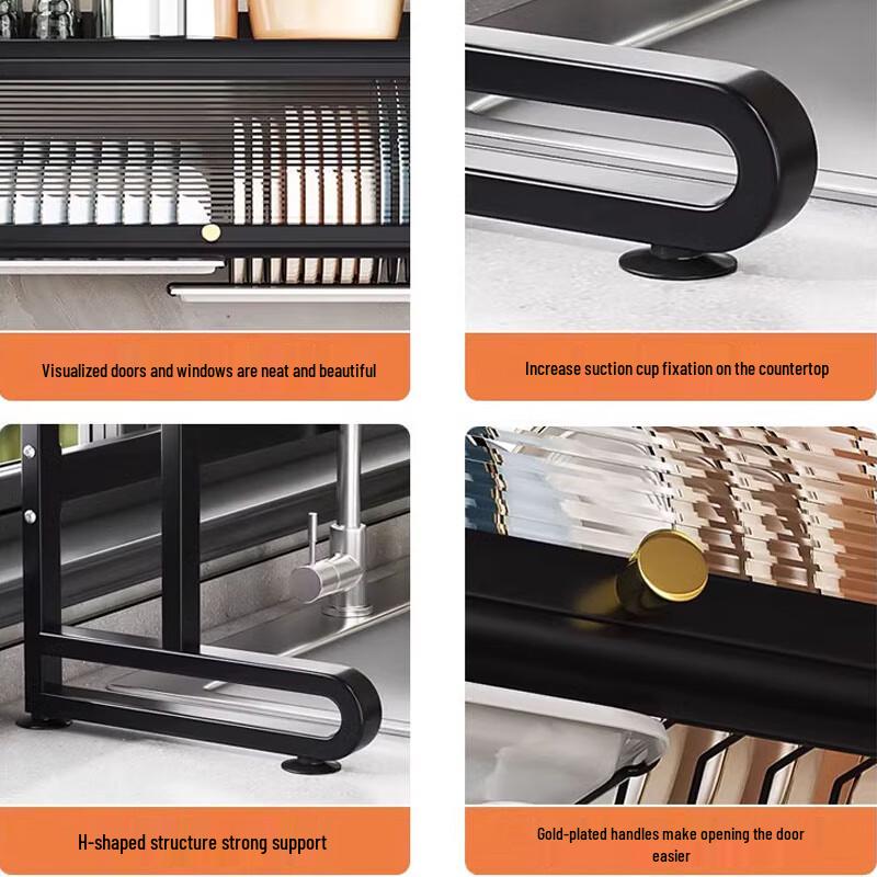 Kitchen Countertop Dish Drying Rack