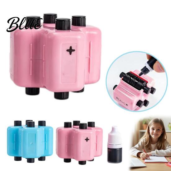 Home Learning Math Tool 4 in 1 Roller Stamp Set Problems Generator B