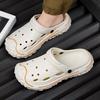 Summer Men's Slippers 2024 Outdoor Gardan Clogs Male Casual Shoes Fashion Luxury Sandals Comfort Home Soft Big Size Slippers 46