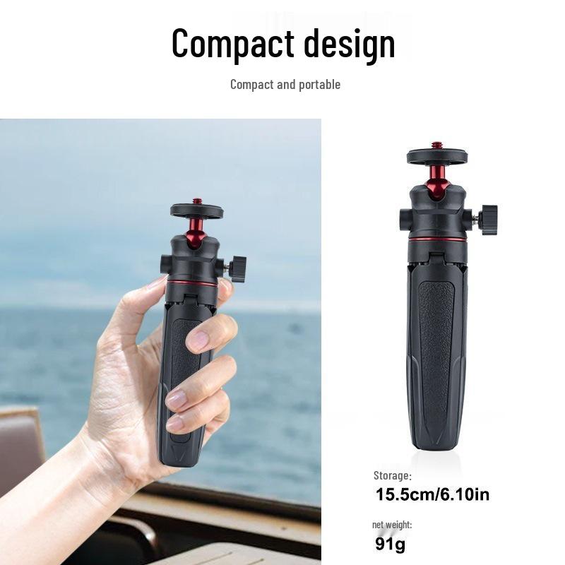 Compact Extendable Aluminum Tripod for Camera and Mobile, Handheld Photo & Selfie Stick