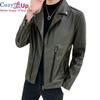 Cozy Up Mens Classic Asymmetrical Faux Leather Motorcycle Jacket