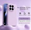 For XIAOMI 17T 17TPro Liquid Silicone Phone Soft Case Solid Colour Matte Lens Protection Cover For Xiaomi MI17T Pro Bumper Shell