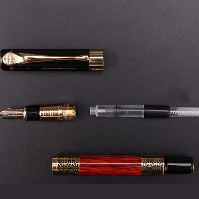 Metal Wood Grain Fountain Pen School Supplies Pens Student for Ballpoint Pen Stationery Supplies Fountain Pen High Quality
