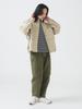 B:MING LIFE STORE by BEAMS Women's 2-Way Military Blouson (Sizes S-M) Light Beige