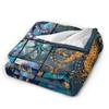Ocean Octopus Flannel Fleece Blanket 50"x60" Soft Cozy Warm Plush Throw for Kids Adults Home Travel Decor Gift