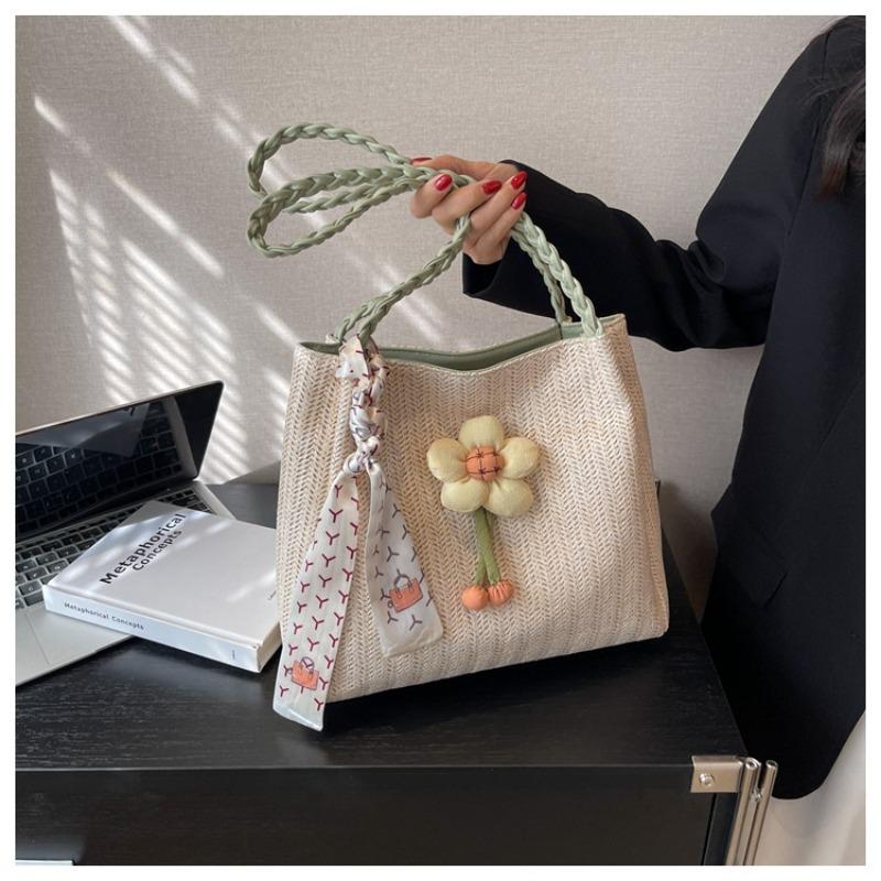 2025 Summer New Large Capacity Beach Vacation Single Shoulder Crossbody Commuter Tote Bag