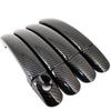For Ford Tourneo Connect 2013-2018 Accessory Glossy Black Carbon Fibre Pattern Car Side Door Handle Covers Trim 2014 2015