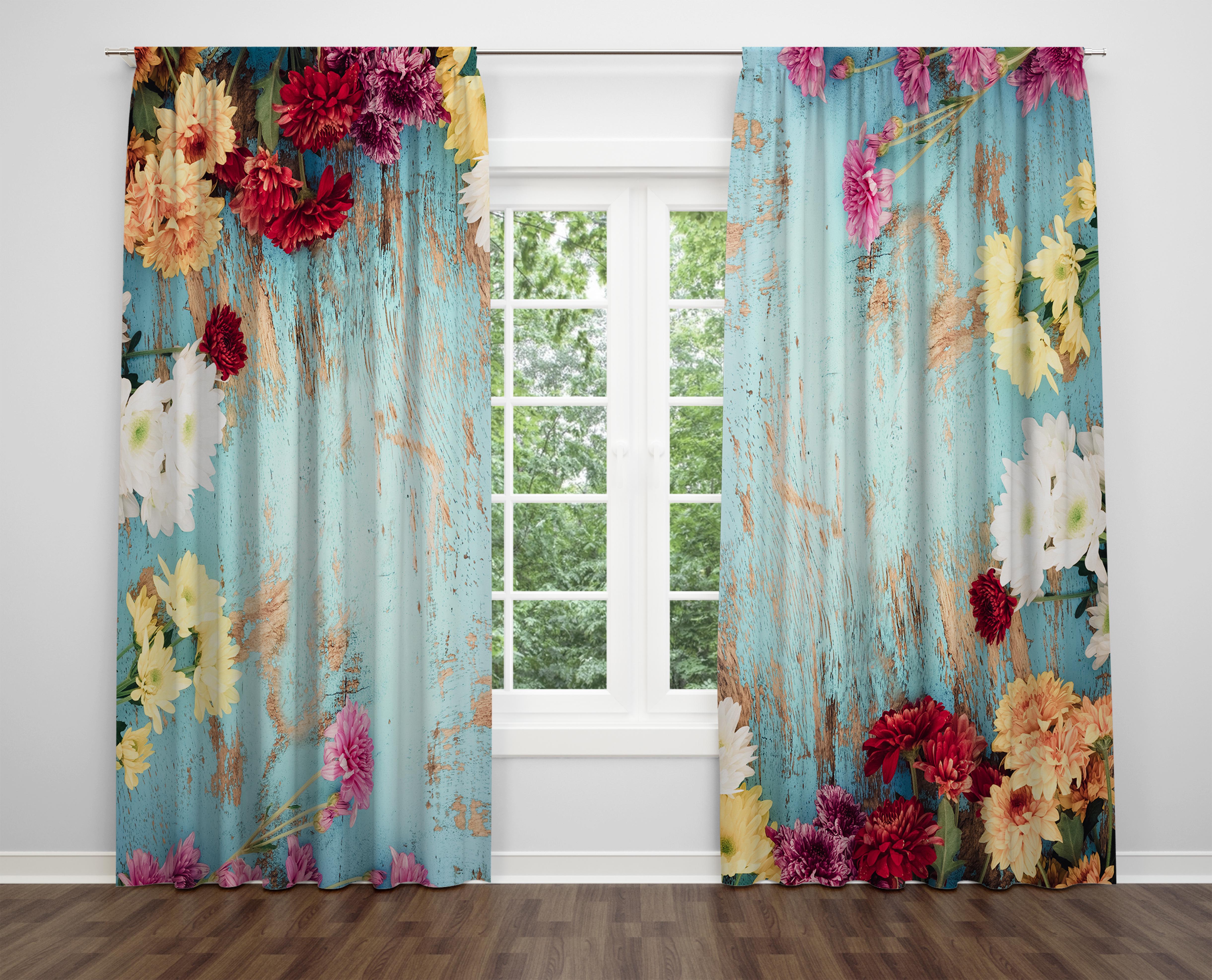 

Декоративний дизайн, високоякісна бавовняна тканина, ви можете вибрати одну або подвійну фіранку з крила 1 piece різнокольоровий