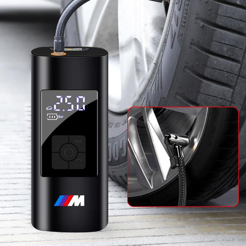 1 Stück Tragbare Auto-Aufblaspumpe Lade-Luftpumpe Reifenfüller Für BMW M E34 E36 E60 E90 E46 E39 E70 F10 F20 F30 X5 X6 X1 M3 M5 M6 E71 F01 F02 F87