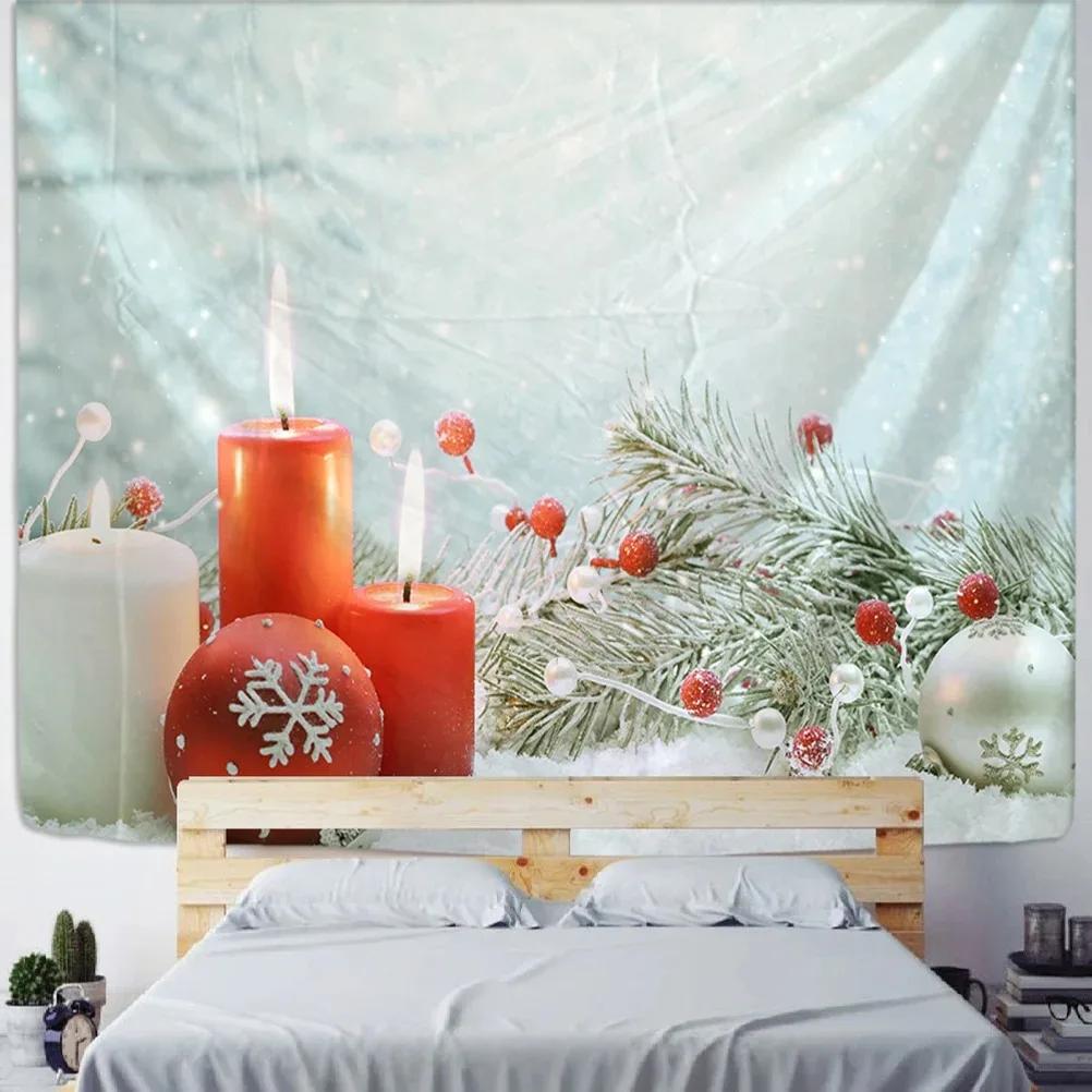 Christmas Tree Snowman Decorative Tapestry Home Living Room Bedroom Wall Decoration