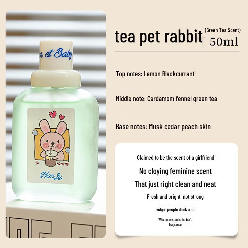 Hanlu Little Rabbit Perfume: Long-lasting, Light Fragrance for Women and Girls - Popular and Unique Scent