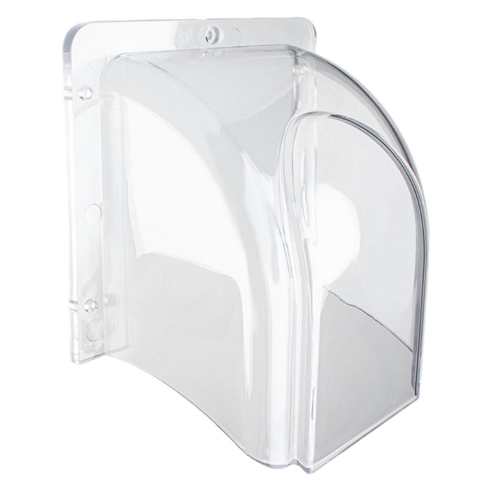 

ABS Doorbell Rain Cover,Transparent Doorbell Waterproof Cover Weatherproof Protector Doorbell Attachment Durable прозорий