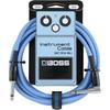 BOSS BOSS Guitar Cable BIC-10A-BU Perfect for Connecting Guitar/Bass To Effectors and Amps, BU Blue
