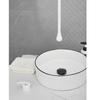 Wall-Mounted Water Drop Faucet with Adjustable Boom, Single-Hole Control, for Hot & Cold Water