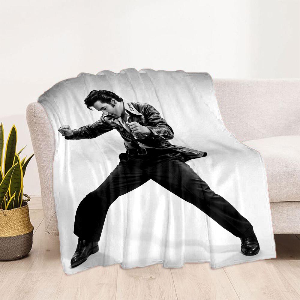 Elvis Presley Performance Blanket Warmthful Decor Great for Couch Office Chair Bedding for All Seasons Modern Birthday Christmas Gift Blanket