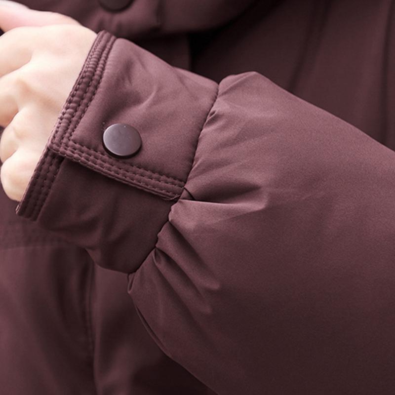 Fashion Winter Jackets Woman Long Parkas Hooded Loose Thick Warm Overcoat Casual Women's Coats