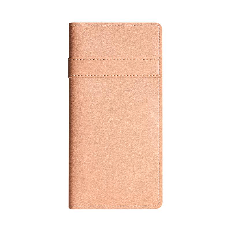 Stylish Ultra-thin Women's Leather Wallet with Buckle, Multiple Card Slots, Coin Purse, and Patchwork Design
