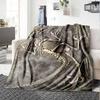 Dinosaur Fossil Display Cozy Blanket Soft Warm Cozy Perfect for Sofa Couch Office Bed Picnics for All Occasions Modern Style Unique Accessory Y3