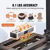 Computing Digital Platform Scale, 300 kg Load, 50 g High Accuracy, Electronic Floor Scale with LB/KG, Tare, Price Calculator, AC/DC Power Supply, Fit