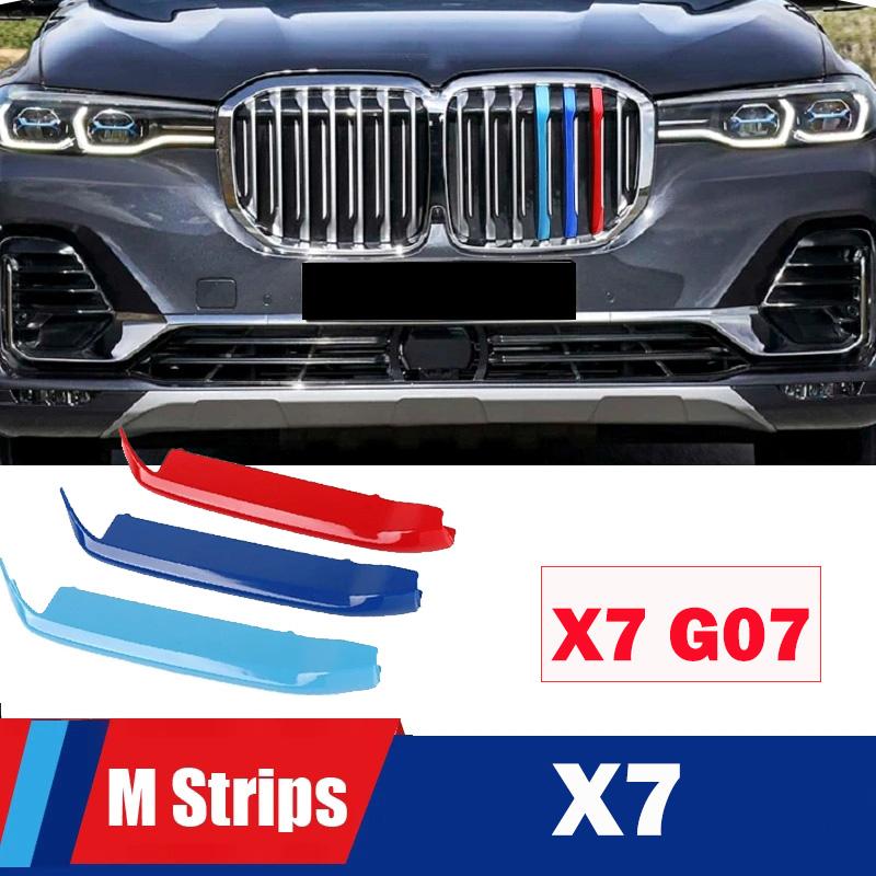 MLKK4 M Power Front Grille Trim Strips For BMW X1 X2 X3 X4 X5 X6 X7 F48 F49 E84 F39 F25 F26 G01 G02 F15 E70 G05 F16 E71 E72 G07 Z4 E89