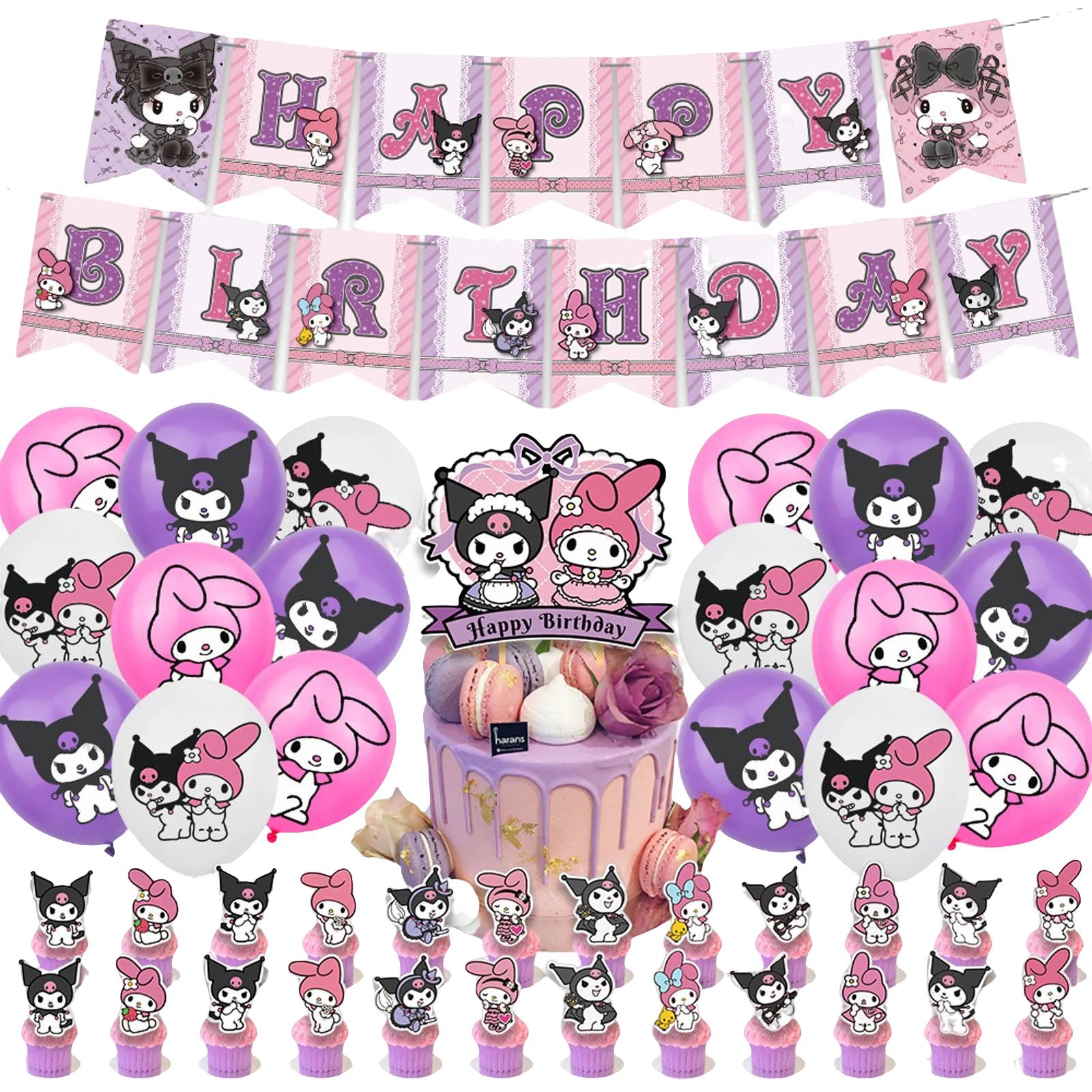 

Theme Party Decoration Children s Birthday Flag Pulling Cake Plaque Sticker Set One Size