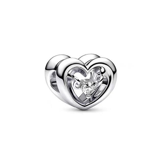 2023 Valentine's Day Charm 925 Sterling Silver Frosted Red Love Potion Murano Beads Fit Original Bracelet DIY Jewelry