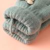 Teplé pletené vlněné palčáky Vlněné plné prstové Guantes Módní zimní dětské rukavice Dívky Chlapci