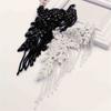 British Style Handmade Shoulder Jewelry Tassel Rhinestones Epaulettes Clothing Accessories Epaulet Shoulder Brooches