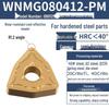 Peach-Shaped WNMG080404 Stainless Steel CNC Turning Insert