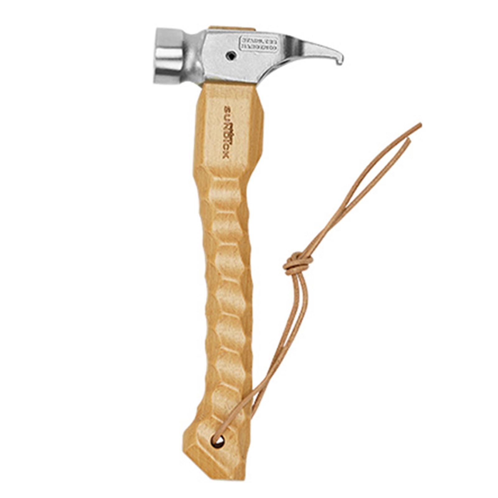 

Camping Hammer Multifunctional Tent Peg Stake Puller Beech Handle Steel/Copper Head Outdoor Tools Camping Hiking Gadgets