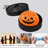 Steamed Bun Sensory Toy Halloween Dumpling Squeeze with Steamer Box, Pumpkin Ghost Bat Stress Relief for Relief, Party Favors Kids