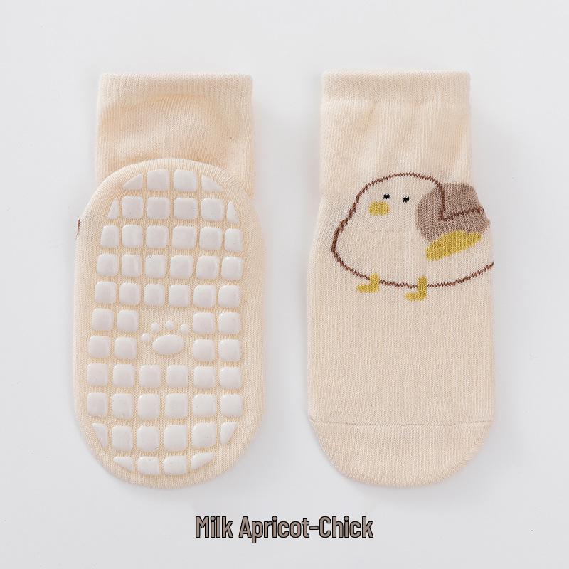 25 Pairs of New Spring Cartoon Dot Baby & Toddler Combed Cotton Socks