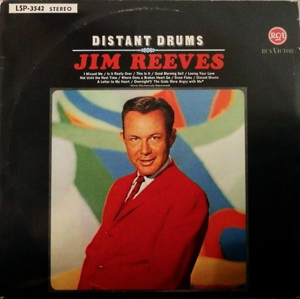 

LP Record JIM REEVES - Distant Drums LSP3542 RCA Victor 1966 Germany Country/Folk Used