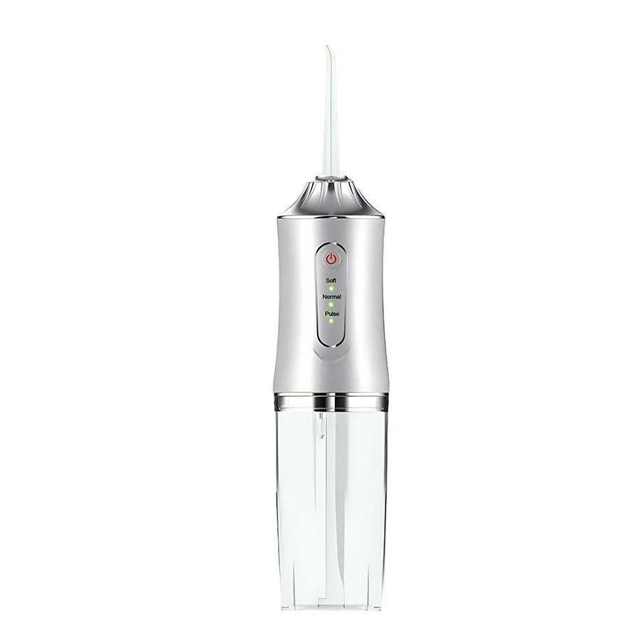 Irrigateur buccal portable, jet dentaire à eau rechargeable par USB, pointe de cure-dents, 220 ml, 3 modes, nettoyeur de dents